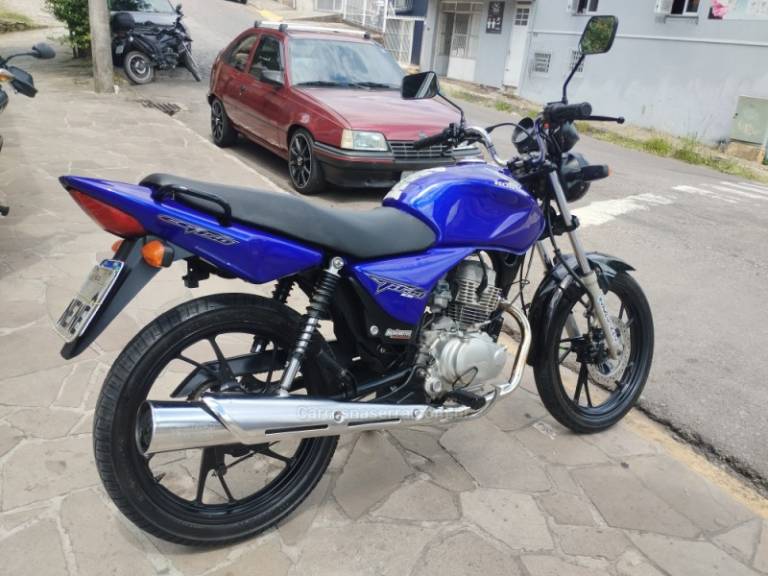 HONDA - CG 150 - 2008/2008 - Azul - R$ 10.500,00