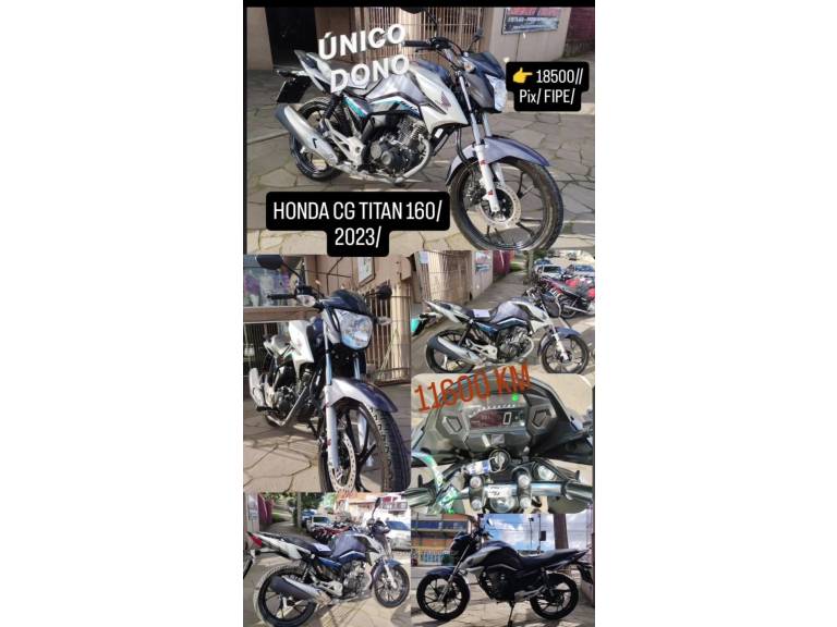 HONDA - CG 160 - 2022/2023 - Cinza - R$ 18.500,00